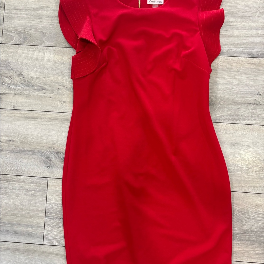 Calvin Klein Red Women's Dress